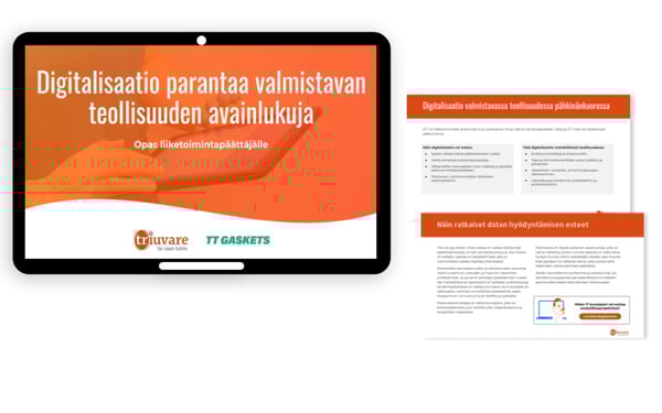Lataa maksuton e-kirja digitalisaatiosta teollisuudessa